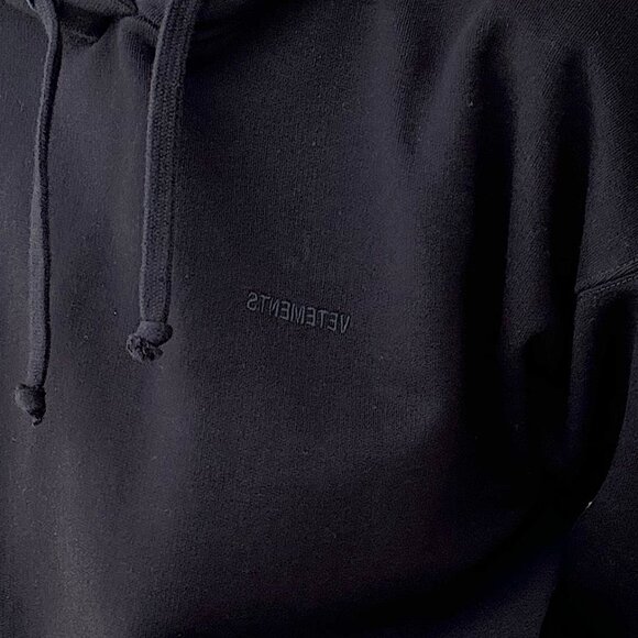 Vetements Hoodie Black for Women Size M - Picture 5 of 12